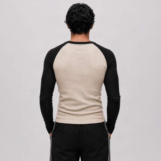 VANGUARD - Ribbed Raglan Henley