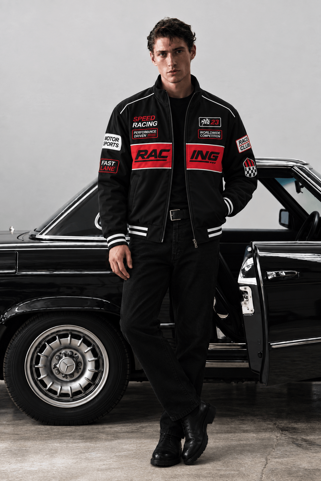 GHOST RIDER - Embroidered Racing Jacket