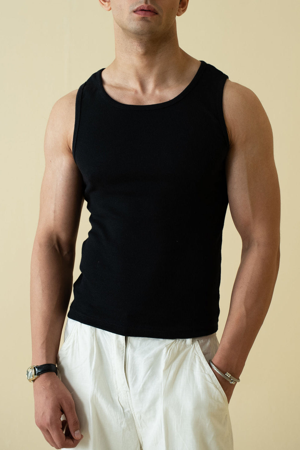 Ribbed Tank (pack of 3) 220 GSM - Organic Cotton